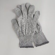 Szare rękawiczki do aplikacji folii